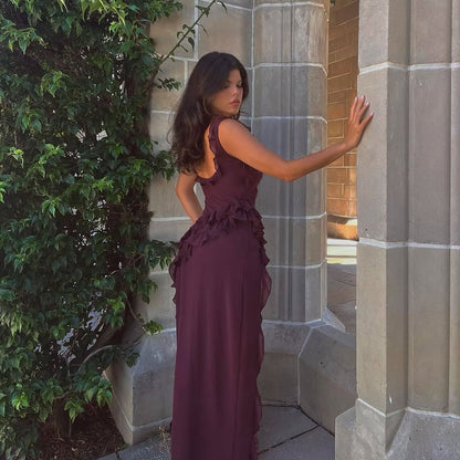 LEYLA | Ruffled Maxi Dress