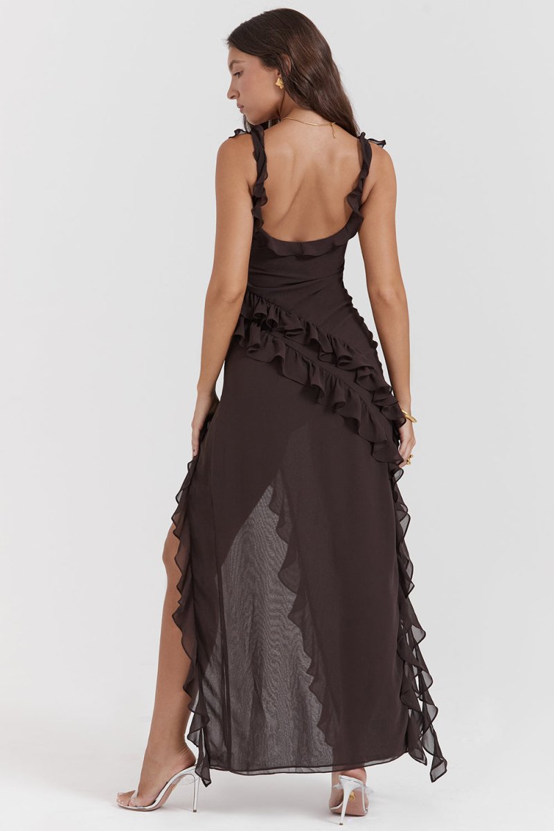 LEYLA | Ruffled Maxi Dress